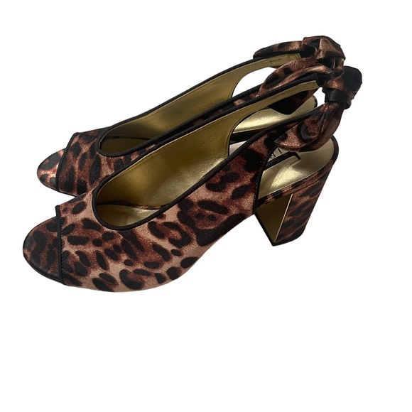 J Renee Womens Animal Print Chunky Heel Shoes size 8 M - Picture 7 of 7